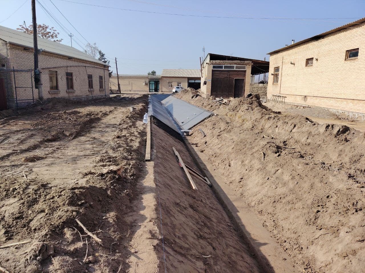 Kogon: “Sultonobod” va “Choʻkati” ariqlarioʻzani betonlashtirilmoqda