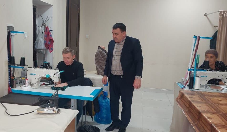 Buxoro shahri: “Toshmachit” mahallasida ham tikuvchilik sexlari kengaymoqda