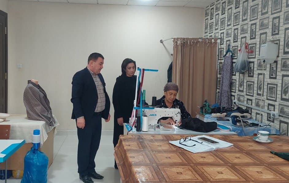 Buxoro shahri: “Toshmachit” mahallasida ham tikuvchilik sexlari kengaymoqda