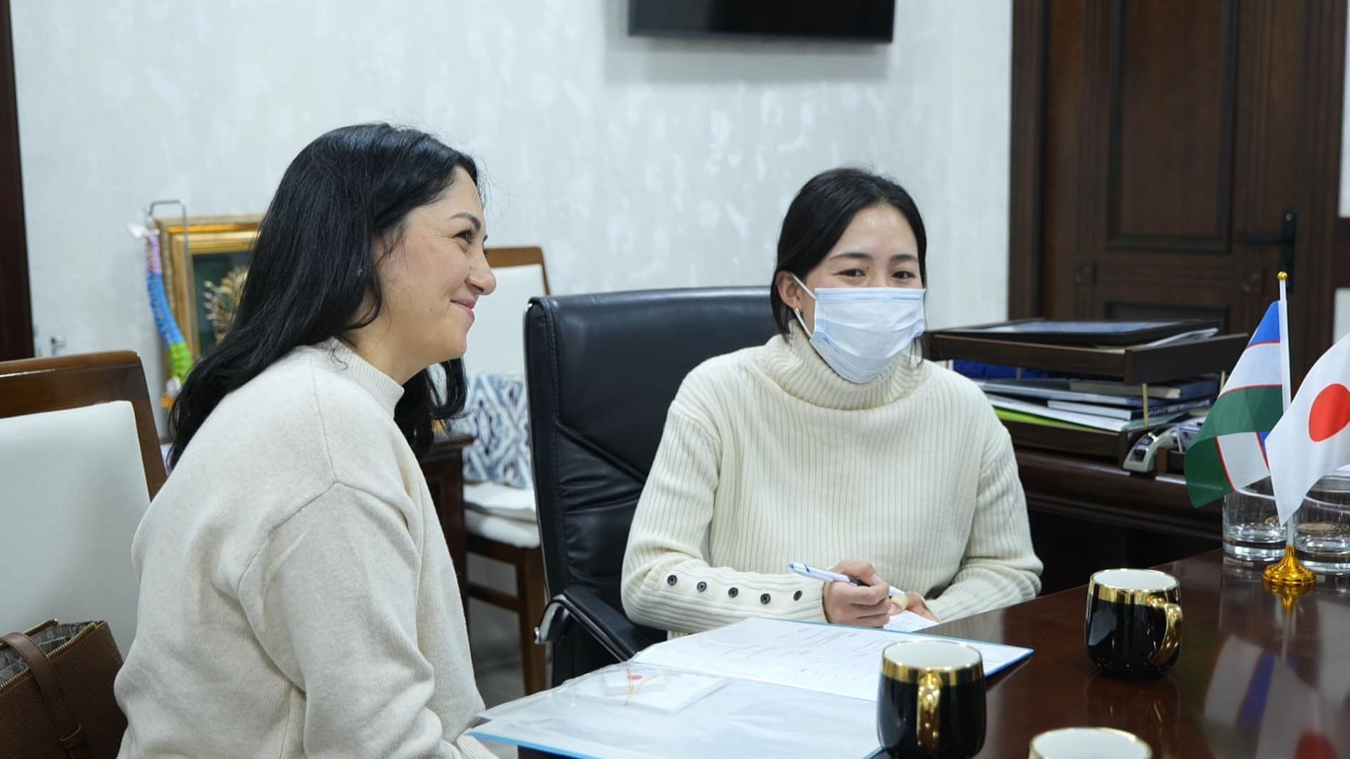 Япониянинг Ўзбекистондаги элчихонаcи ходими Мисаки Аихара бошчилигидаги делегация Бухорода