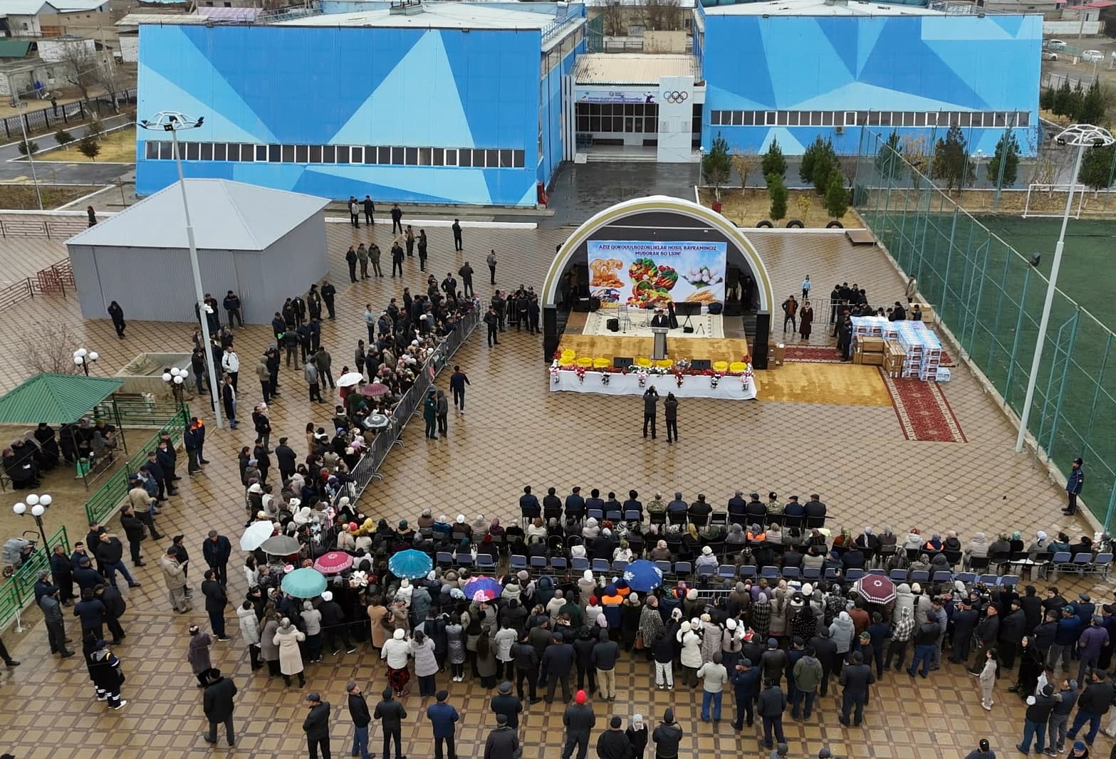 Qorovulbozorlik dehqon-fermerlarning hosil bayrami uloq koʻpkariga ulandi