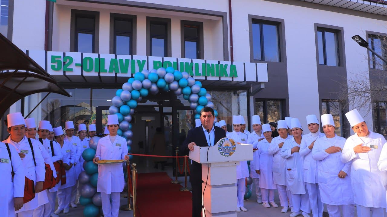 Qorakoʻl: yangi yildan "Poykent"da zamonaviy poliklinika ish boshlamoqda
