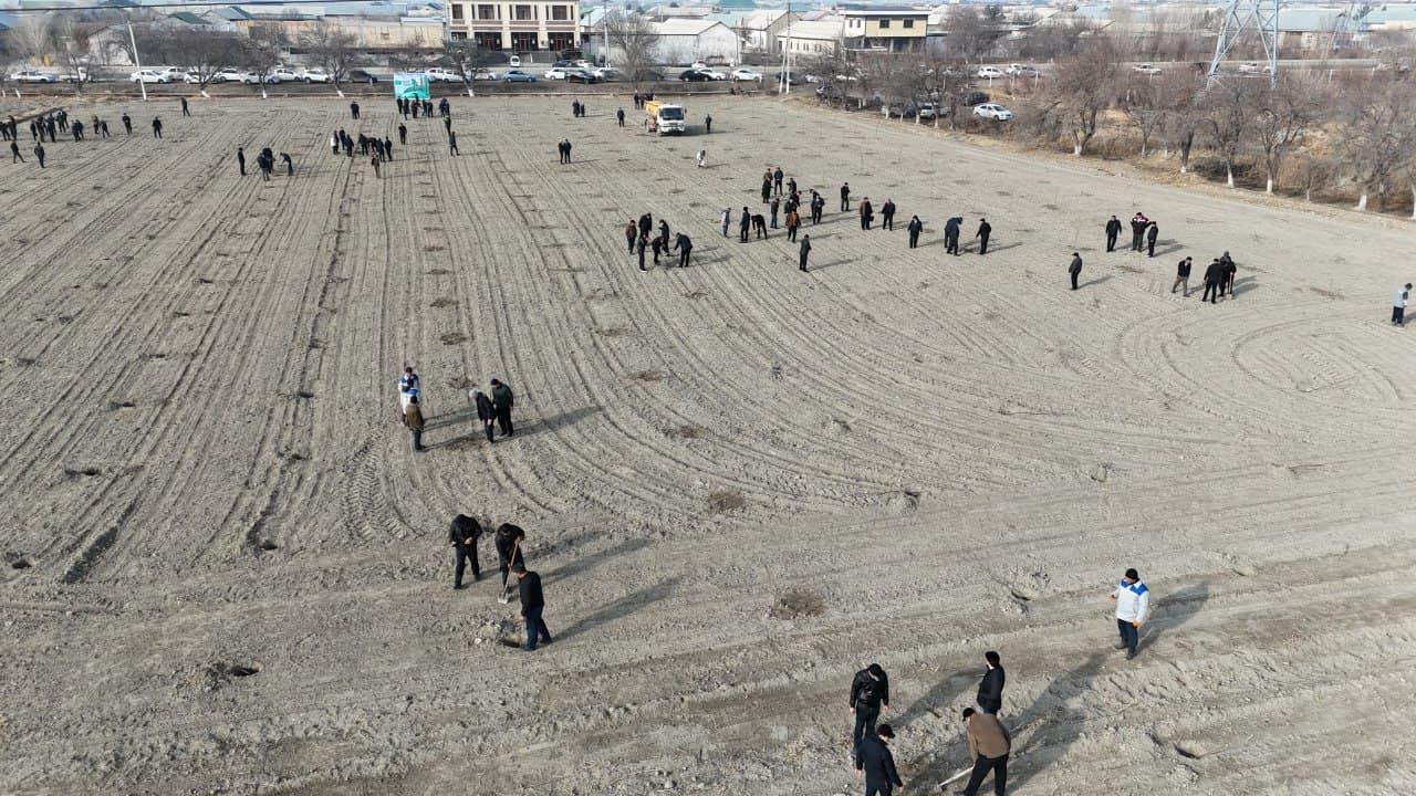 Жондор: “Яшил макон” умумиллий лойиҳаси доирасида “Маҳалла еттилиги боғи” ташкил қилинмоқда