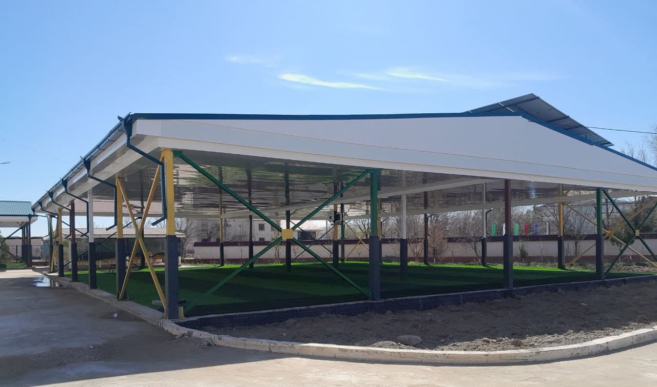 Qorovulbozor: bolalar maydonchalari qurilib, elektr transformatorlari taʼmirlanmoqda