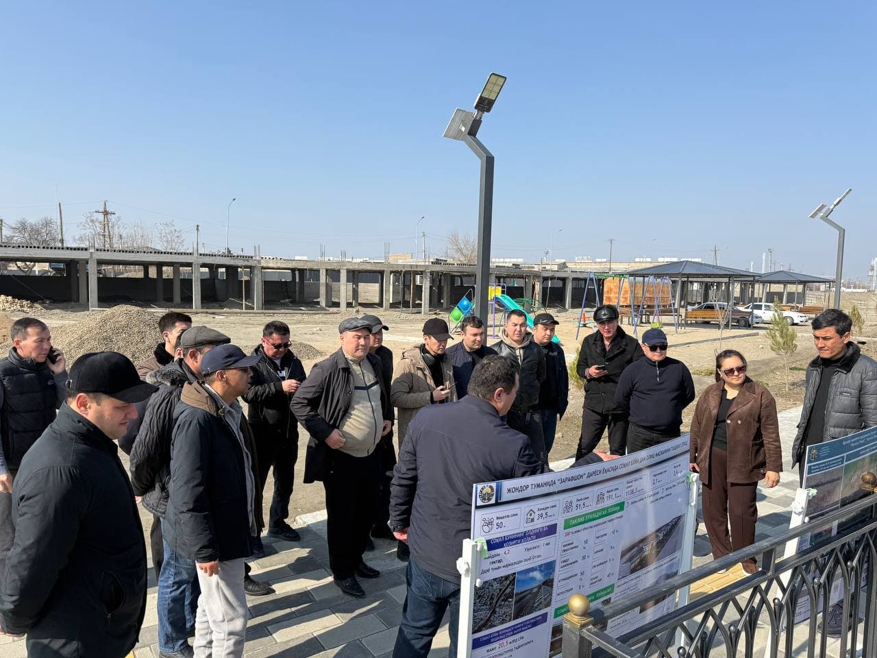 Qoraqalpogʻistondan kelgan hokim yordamchilari Jondor tumanida tajriba almashdilar