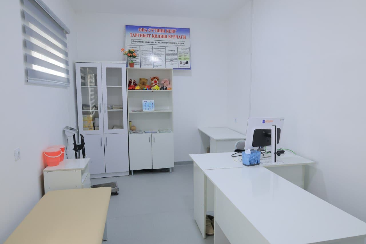 Kogon tumani: “Bahouddin Naqshband” mahallasidagi 25-sonli oilaviy poliklinika zamonaviy qiyofaga kirdi