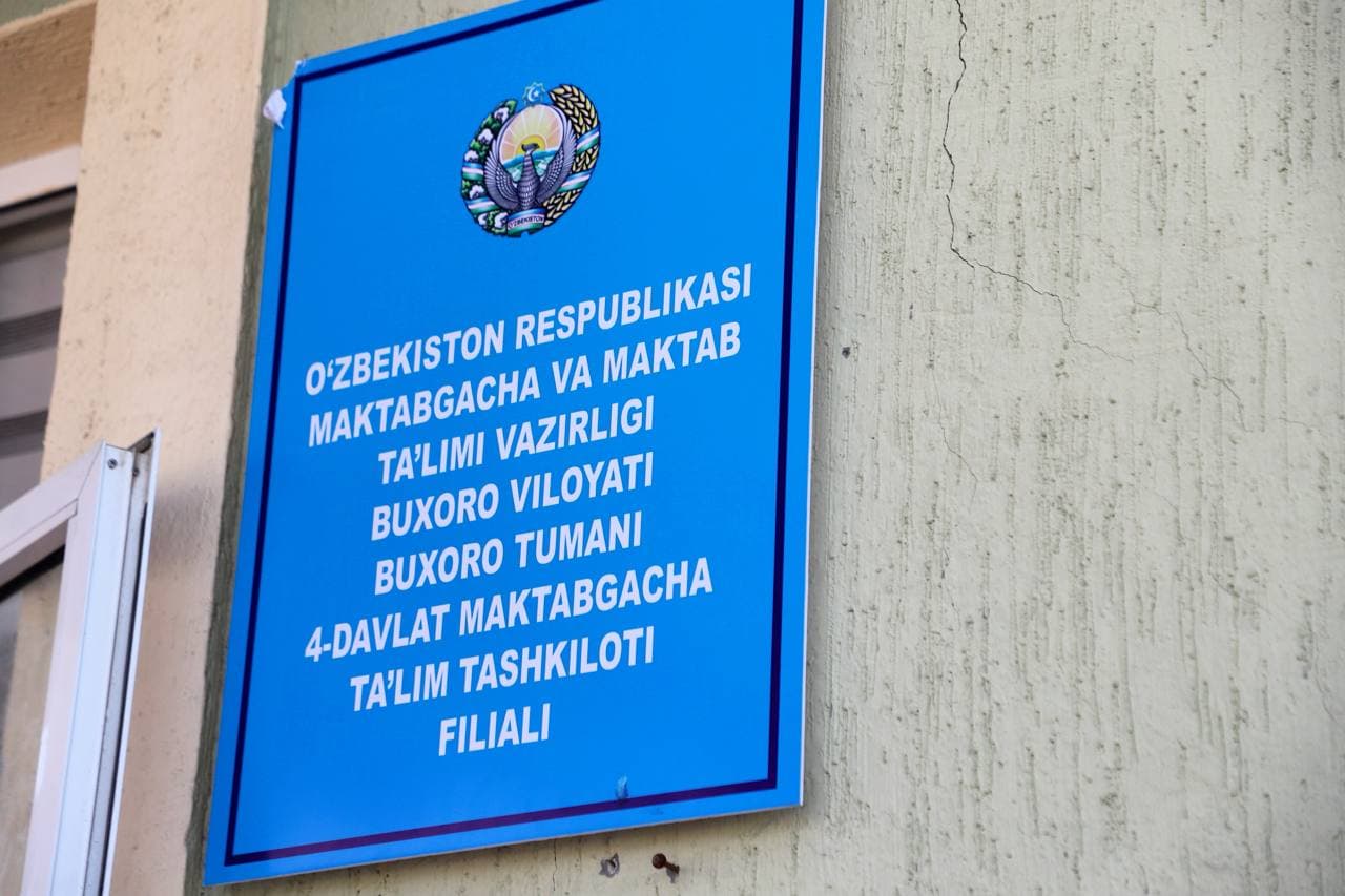 Buxoro tumani: "Turkon" mahallasida 4-sonli davlat maktabgacha taʼlim tashkiloti filiali ish boshladi