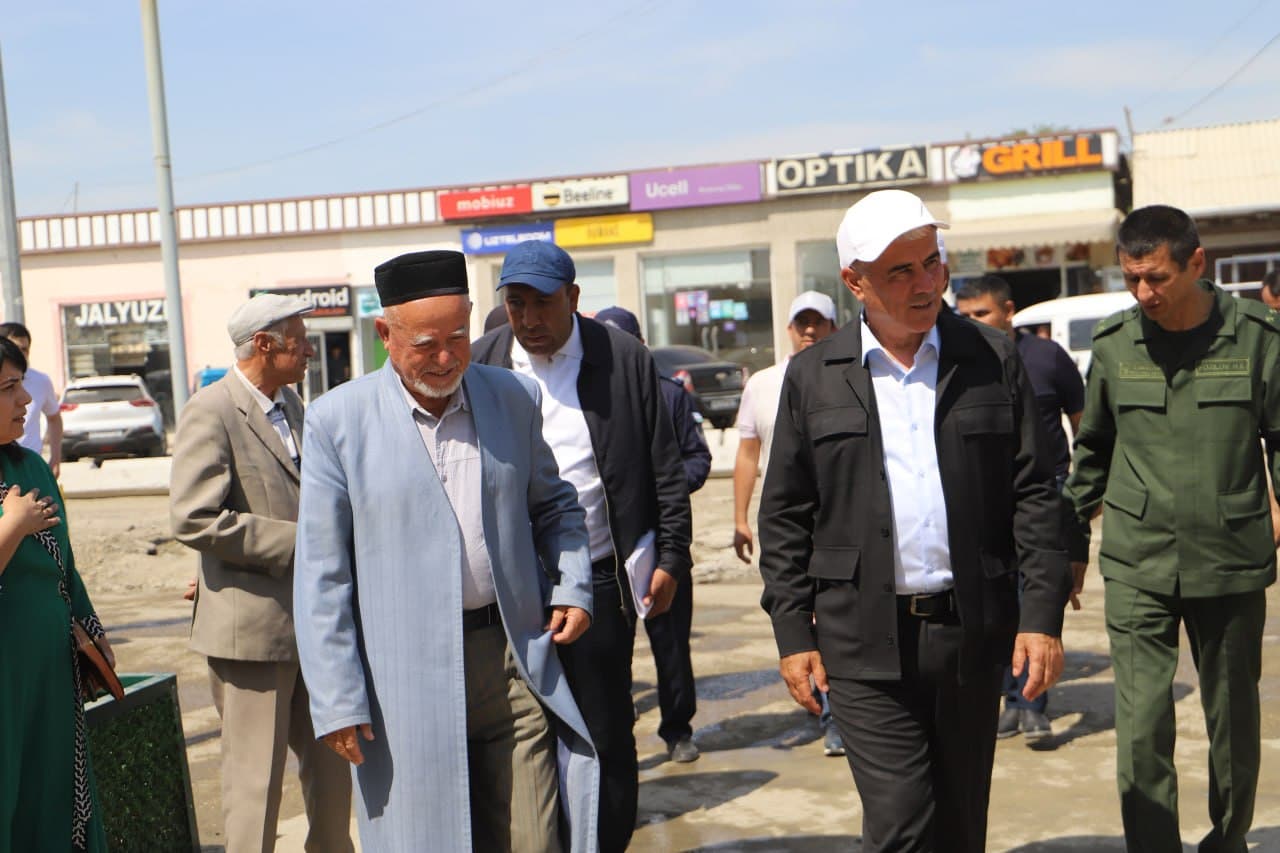 Шофиркон деҳқон ва буюм бозори янги қиёфага кирмоқда