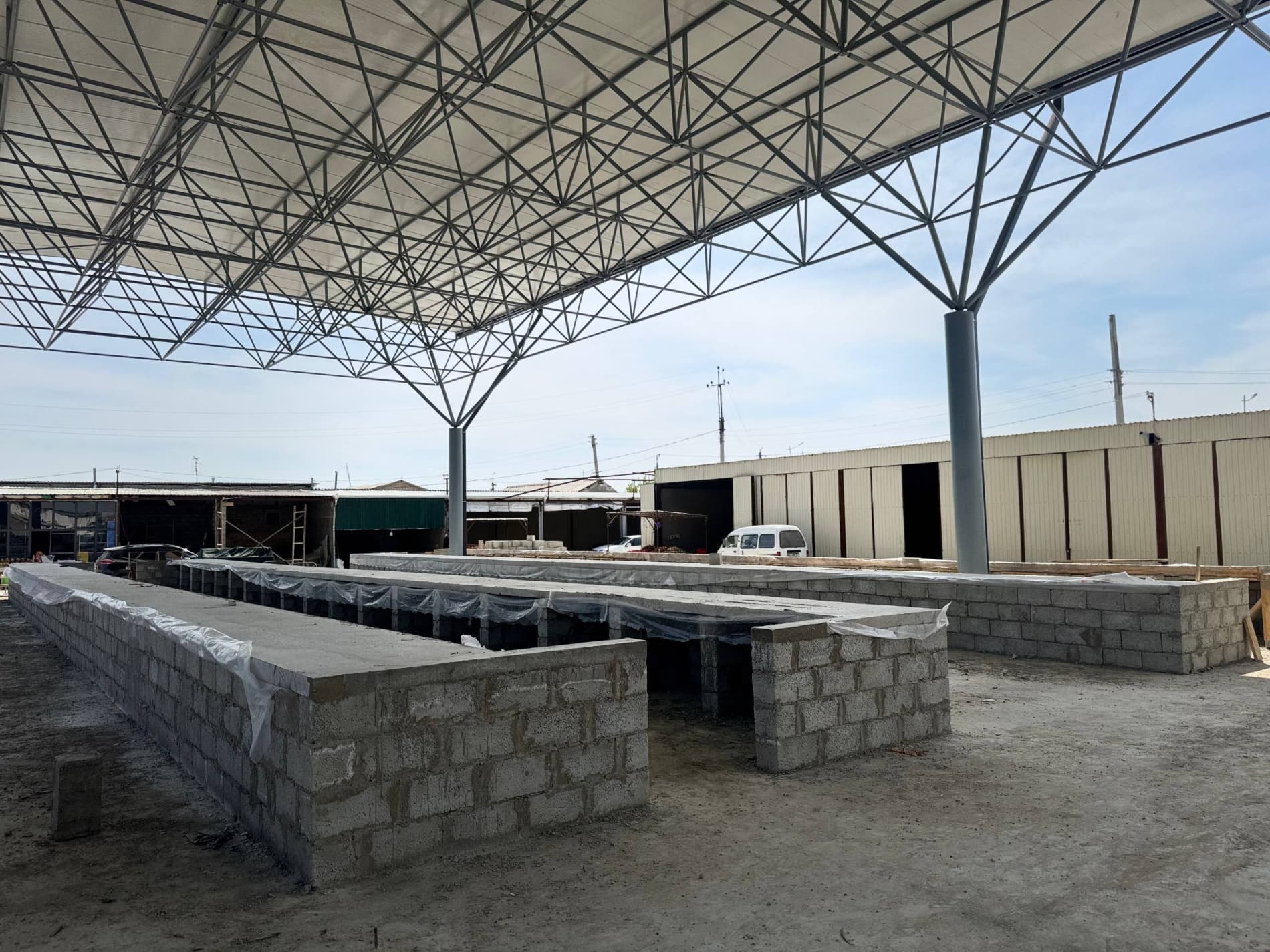 Шофиркон деҳқон ва буюм бозори янги қиёфага кирмоқда