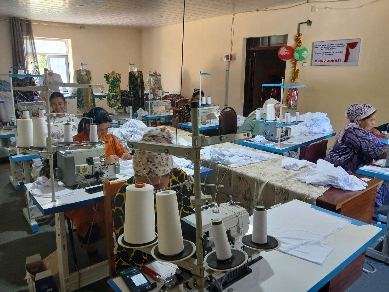 Peshku: chevar Salomat Hayitova sexida 8 nafar ayolni ish bilan ta’minlamoqda