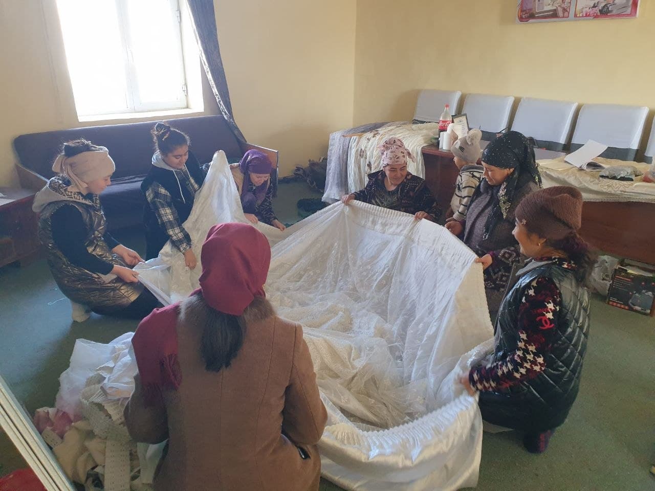 Peshku: chevar Salomat Hayitova sexida 8 nafar ayolni ish bilan ta’minlamoqda