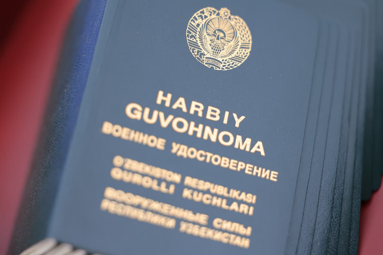Buxoroda ham yosh askarlar qasamyod qabul qildi