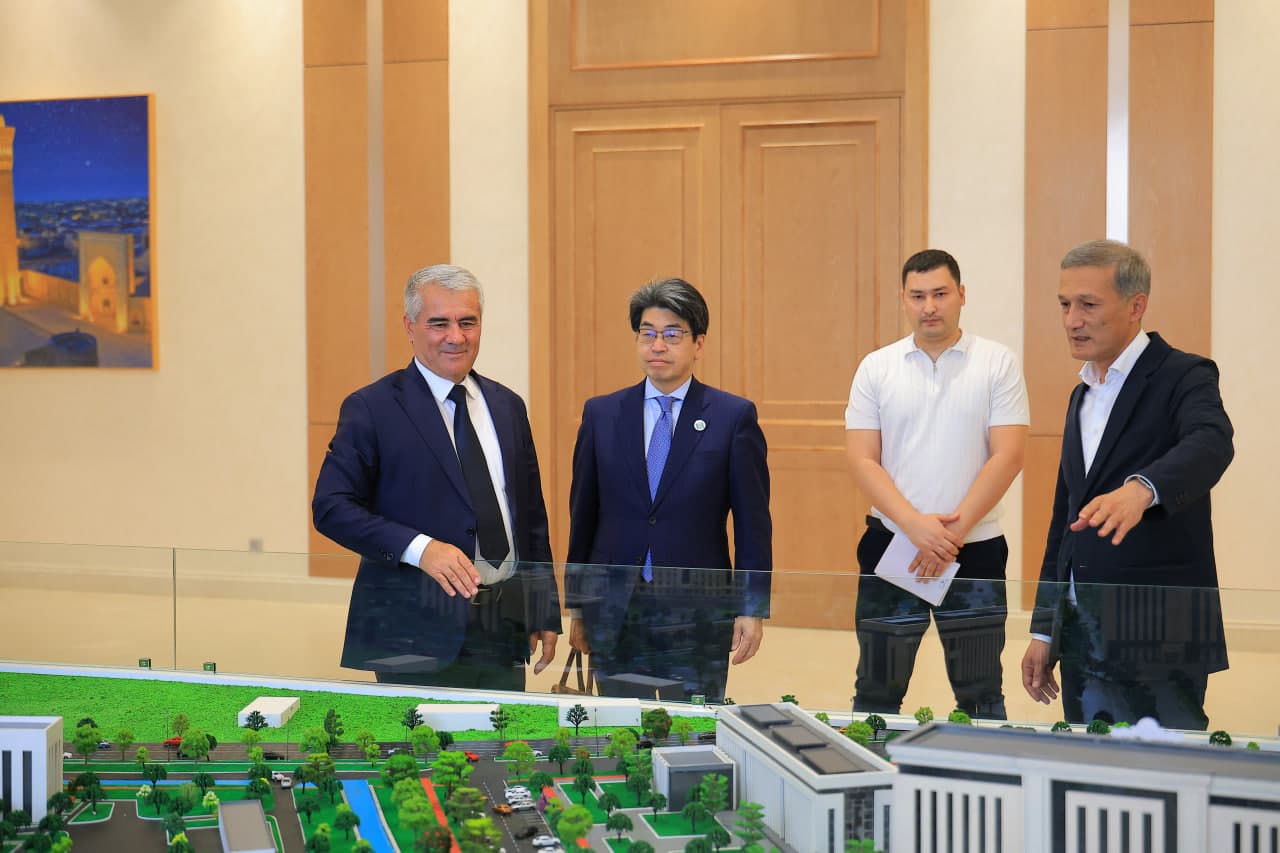 Бухорода Япония халқаро ҳамкорлик банки билан янги лойиҳаларни амалга ошириш истиқболлари кўриб чиқилди
