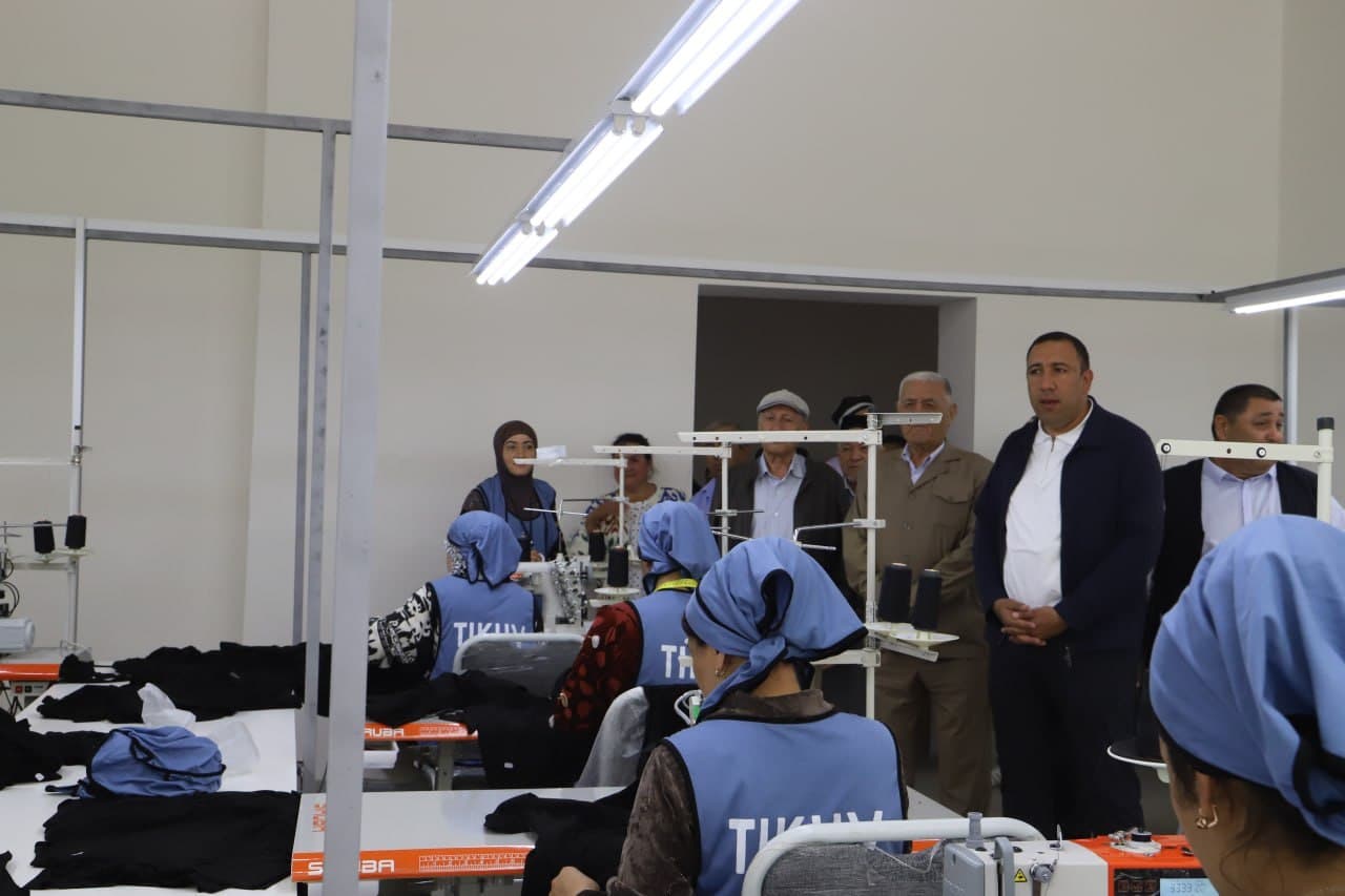 Shofirkon: “Iskogare”da dual ta’lim asosida 200 nafar xotin-qiz bandligi ta’minlanmoqda