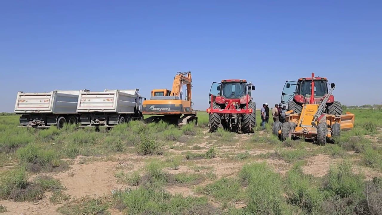 Qorovulbozor: cho‘l massividan yana 65 gektar yer maydoni o‘zlashtirilmoqda