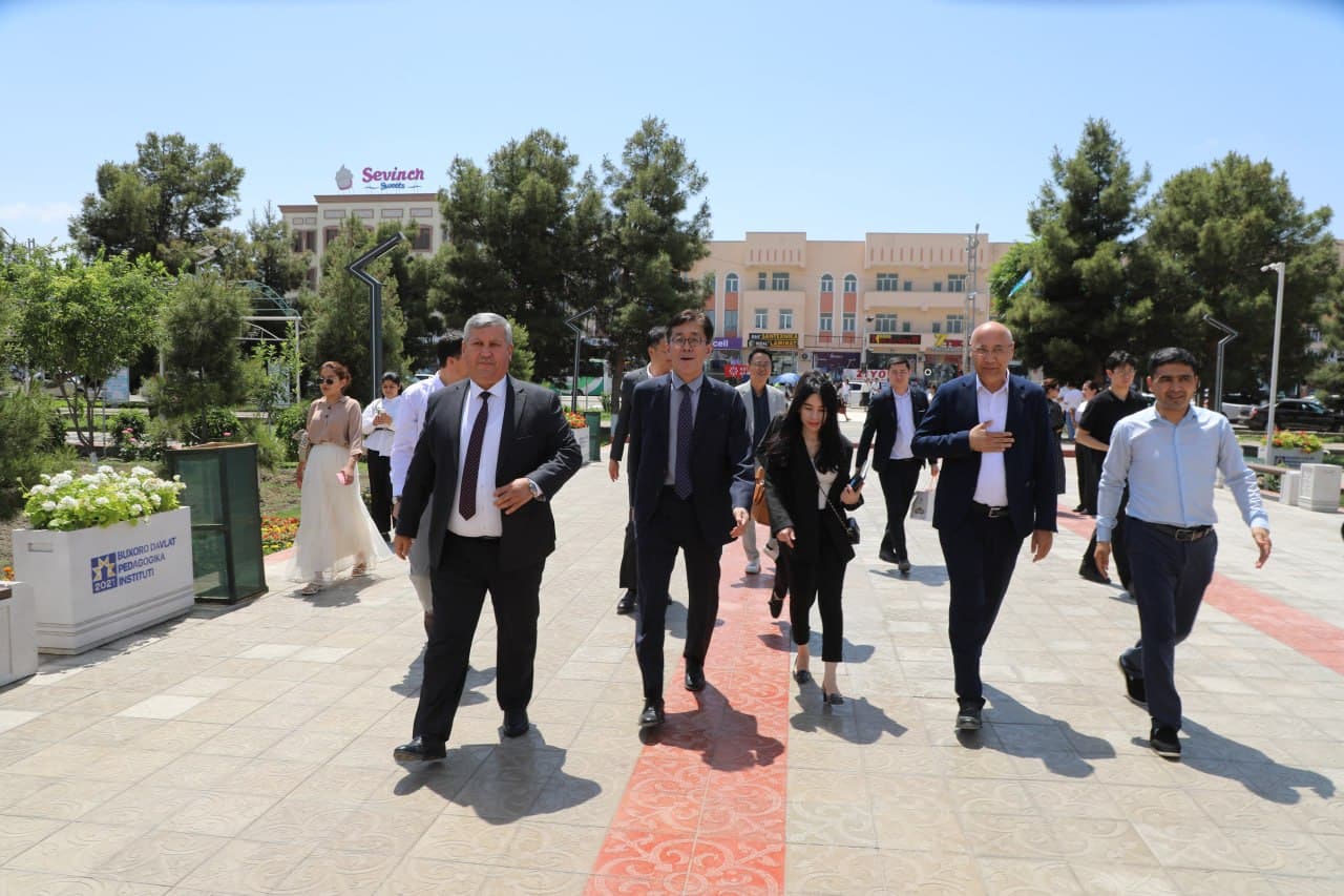 Elchi boshchiligidagi Koreya delegatsiyasi Buxoro davlat pedagogika institutida bo‘ldi