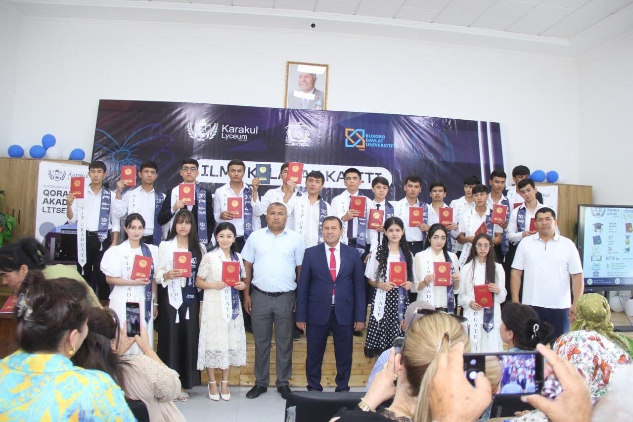 Қоракўл академик лицейида “Битирув куни” тантана қилинди