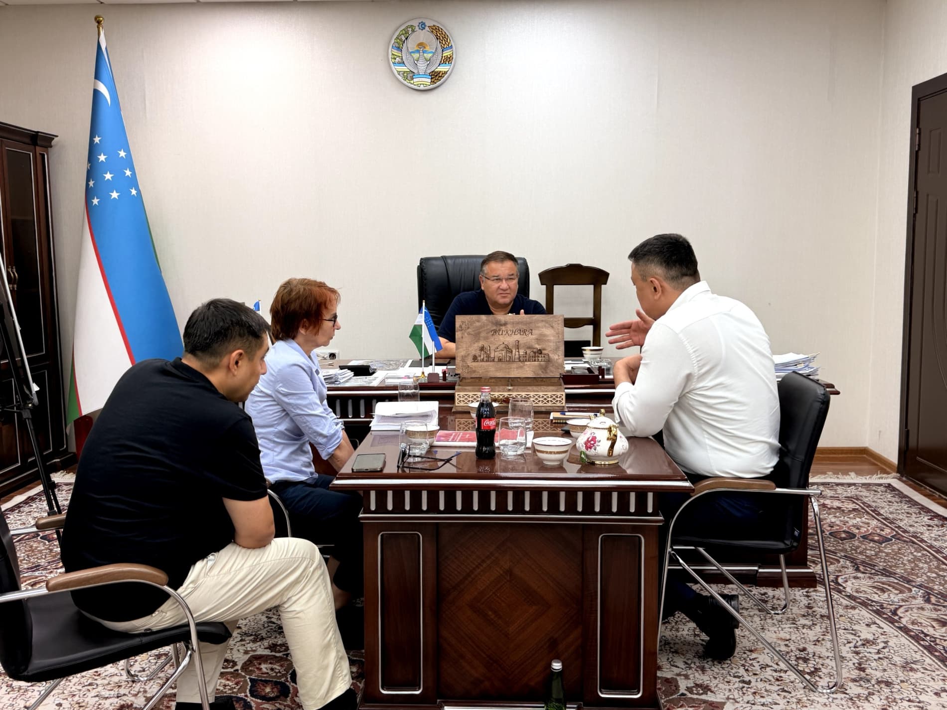 Romitan: GIZ xalqaro vakillari tumanda strategik o‘rganishlar olib bormoqda