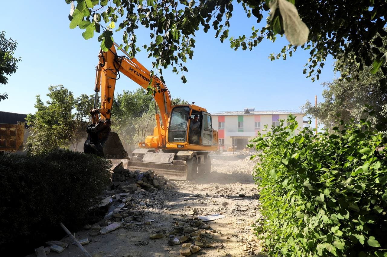 Buxoro tumani: Rabotak mahallasida yangi tibbiyot punkti bunyod etilmoqda