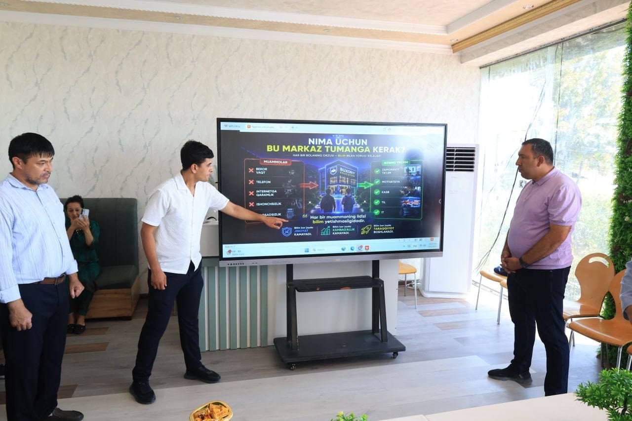 Shofirkon: Xo‘ja Orif mahallasida “Buxoriy yeducation” nodavlat ta’lim maskani ish boshladi