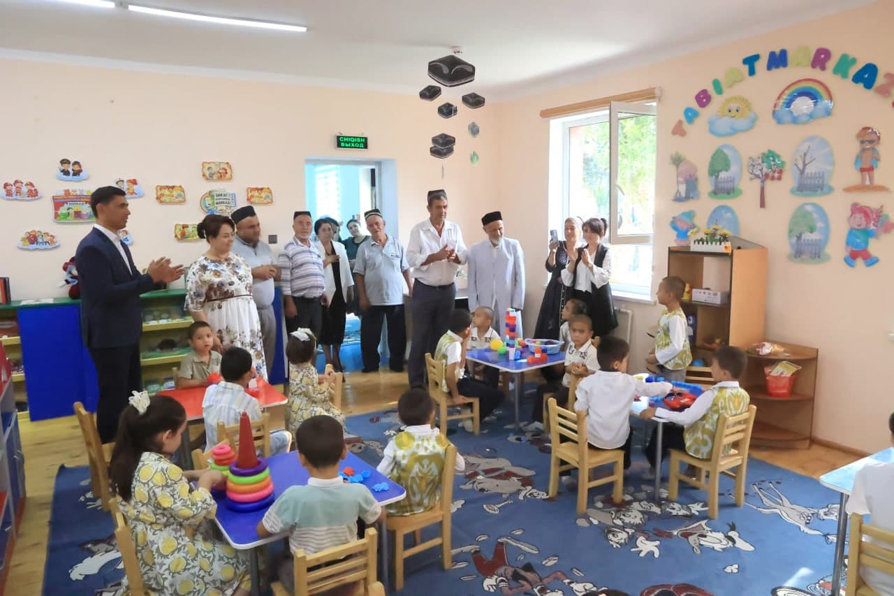 Gʻijduvonda yana bir zamonaviy maktabgacha taʼlim tashkiloti foydalanishga topshirildi