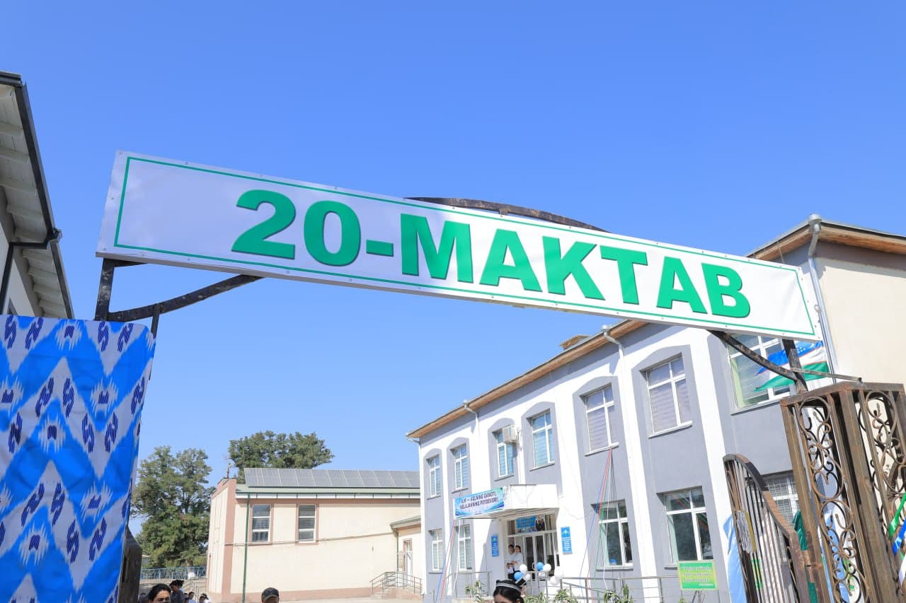 35 yillik tantanalar arafasida: Kogon tumanida maktablar yangilanmoqda