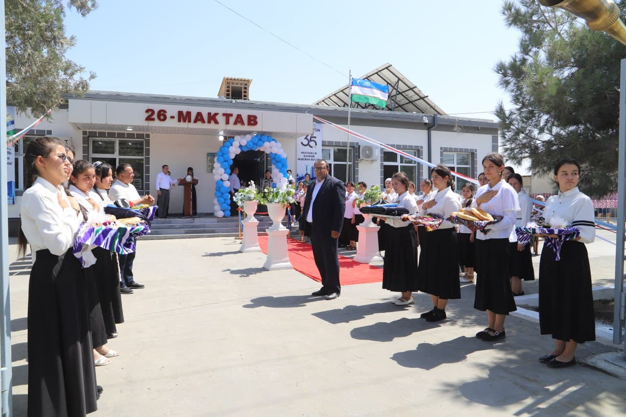 Shofirkonda yangi oʻquv yili — yangilangan maktablar va yangi imkoniyatlar bilan