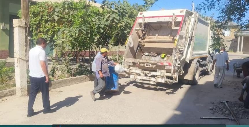Peshku: kundalik chiqindi bartaraf qilinib, hudud toza-orastaligiga ularning ham hissasi qo‘shilmoqda