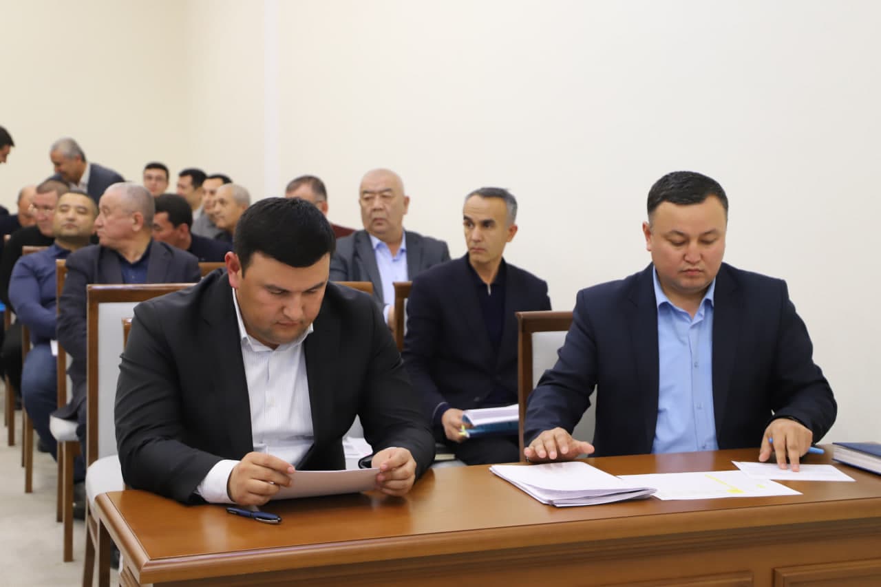 Жиззах вилояти ҳокими ўринбосари Ҳамид Ҳасановнинг тақдимоти ўтказилди