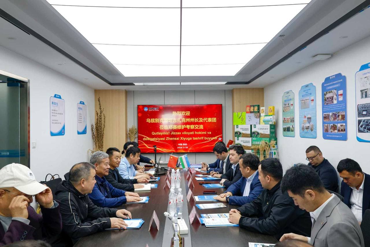 Jizzax delegatsiyasining Xitoydagi muzokaralarida yangi hamkorlik imkoniyatlari ochilmoqda