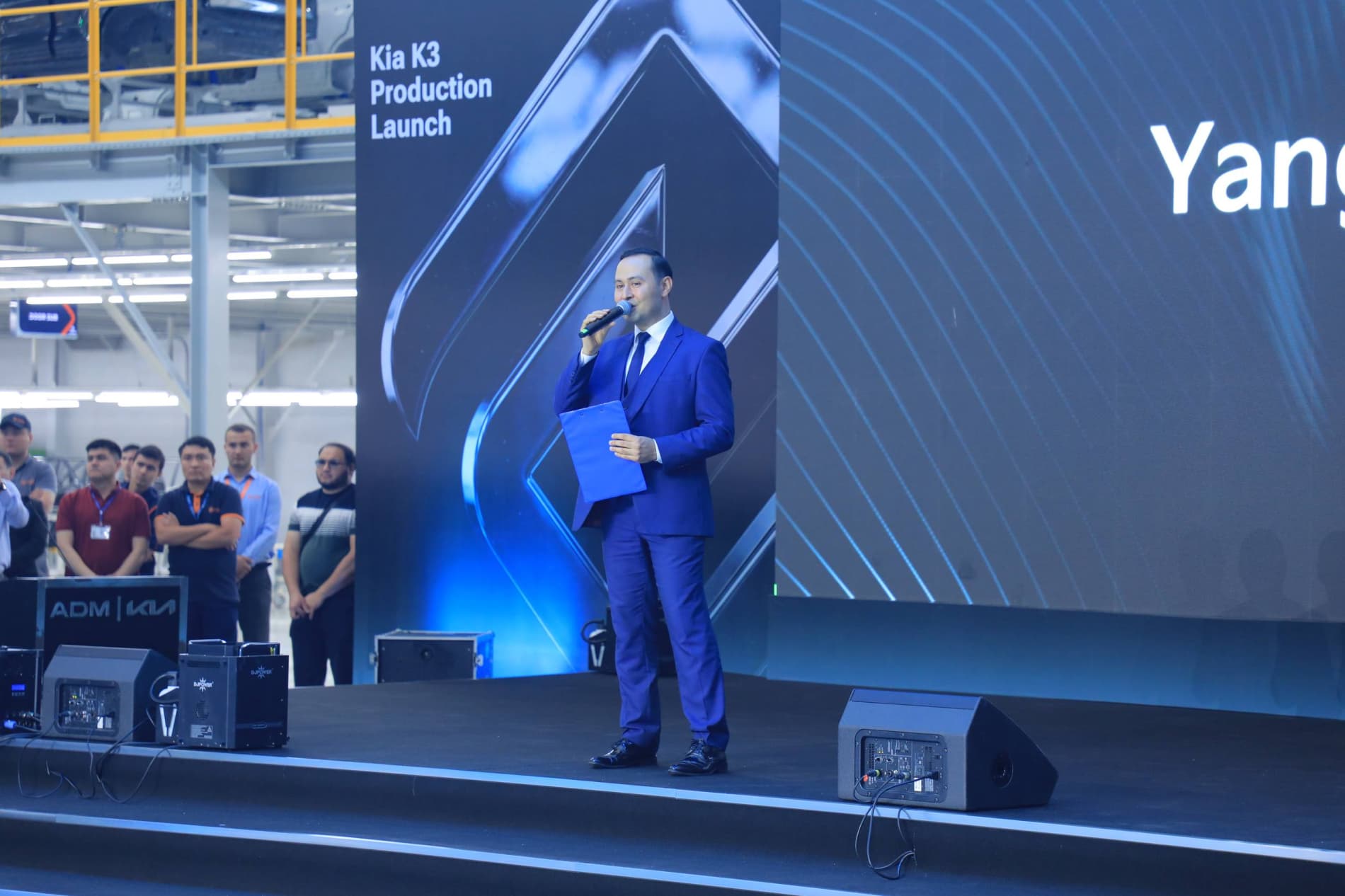 Jizzaxda yangi Kia K3 avtomobili ishlab chiqarilishi yo‘lga qo‘yildi