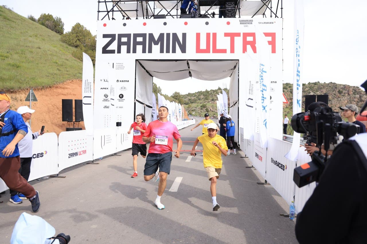 Зомин туманида “Zaamin Ultra” халқаро югуриш марафони бўлиб ўтди