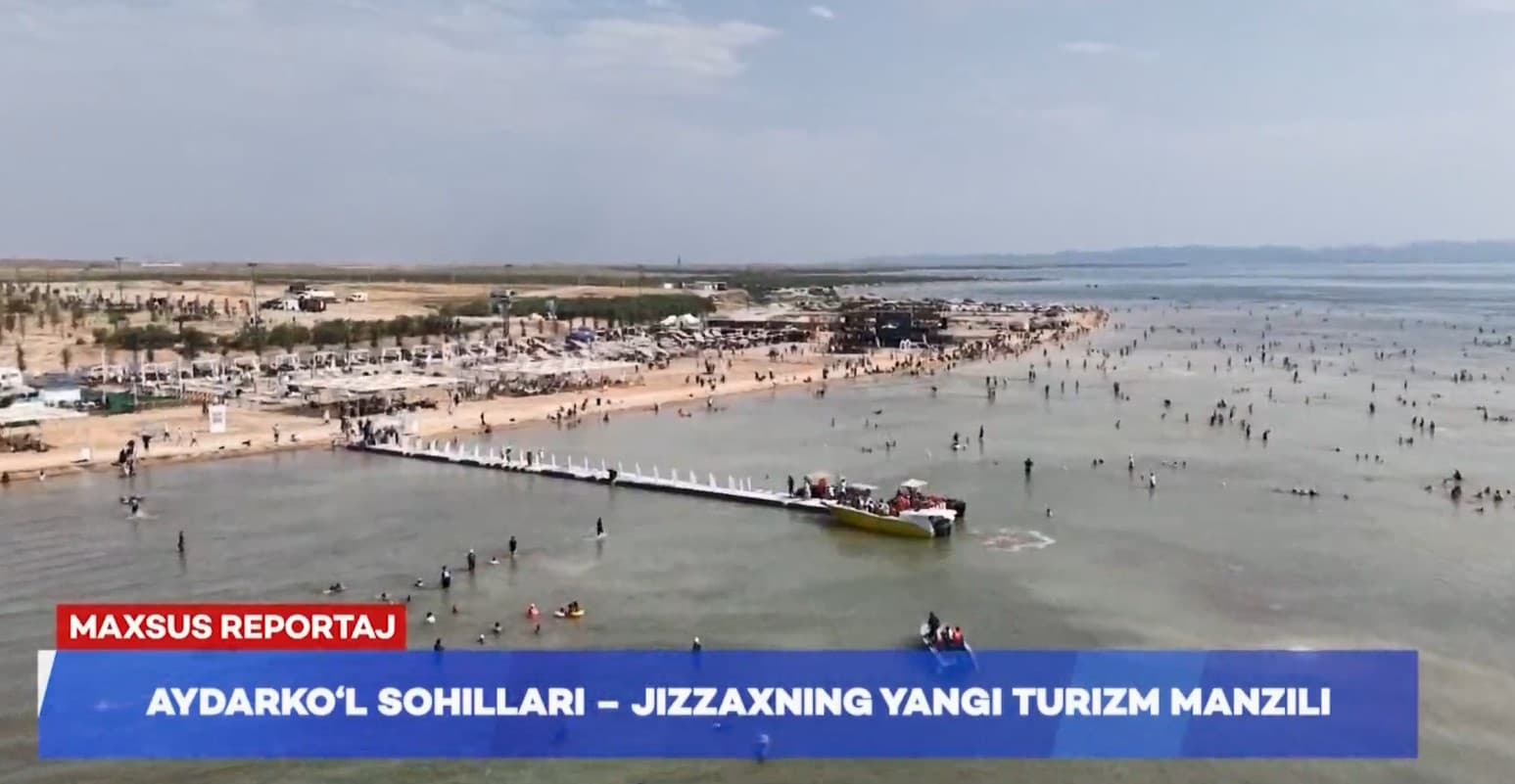 🎥 Videoreportaj: Aydarko‘l sohilida “Jizzakh Open Air” xalqaro turizm festivali yuqori saviyada o‘tkazildi
