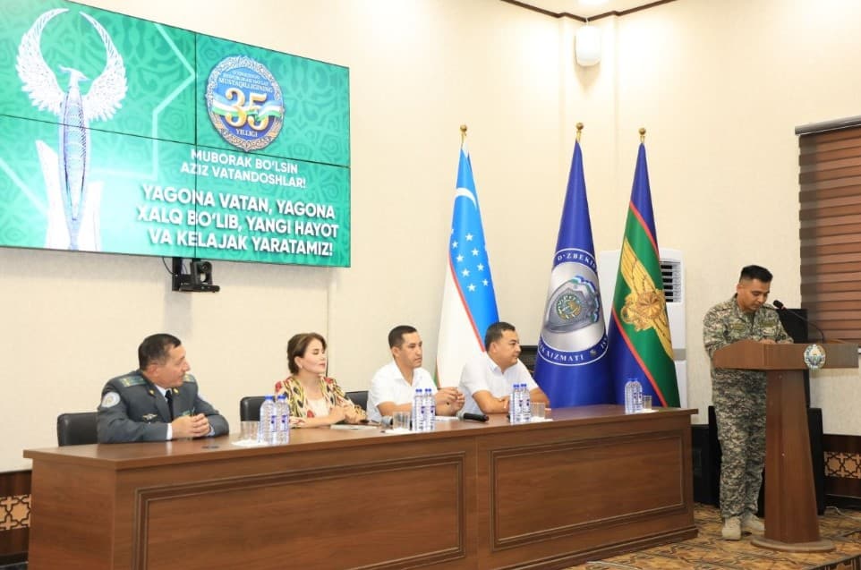 Jizzaxdagi harbiy qismda ma’naviy-ma’rifiy tadbirlar bo‘lib o‘tdi