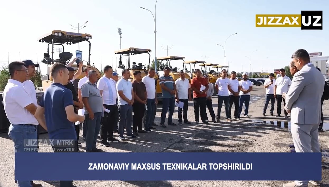 🎥 Videoreportaj: Jizzaxda obodonlashtirish boshqarmalari zamonaviy texnikalar bilan ta’minlanmoqda
