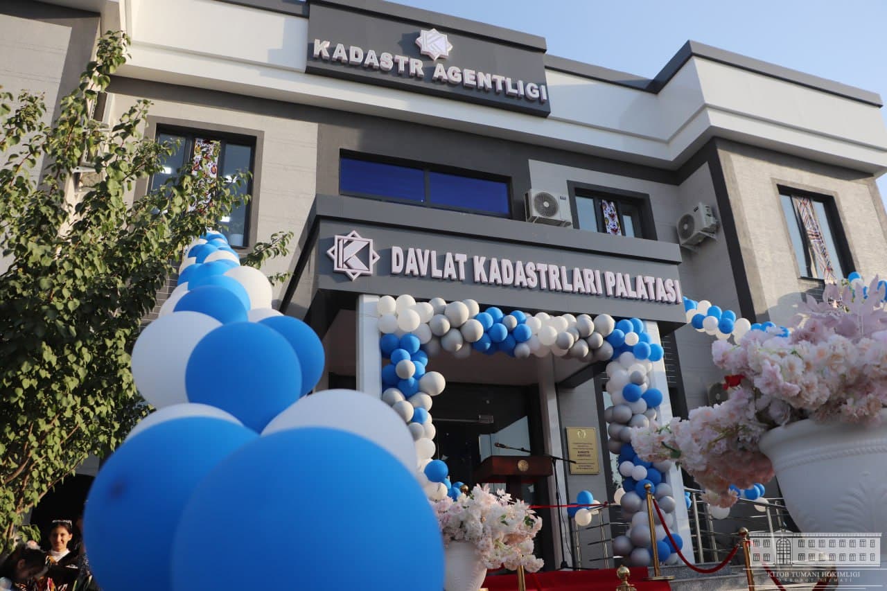 Китобда Кадастр агентлиги ва Давлат кадастрлари палатаси бўлимининг янги замонавий биноси фойдаланишга топширилди