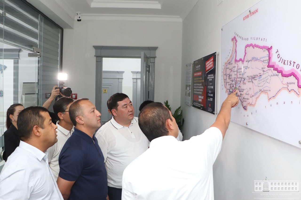 Китобда Кадастр агентлиги ва Давлат кадастрлари палатаси бўлимининг янги замонавий биноси фойдаланишга топширилди