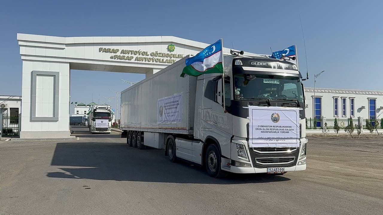 Oʻzbekiston Respublikasi tomonidan Eron xalqiga insonparvarlik yordami yuborildi