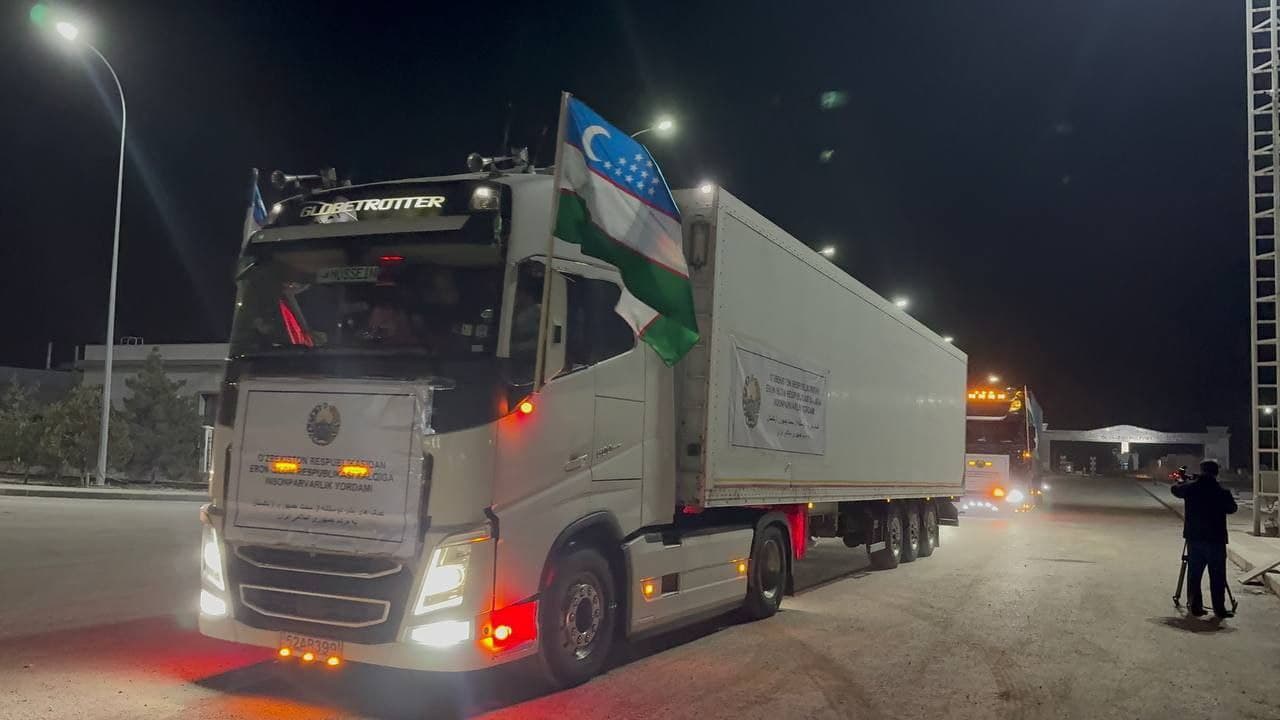 Oʻzbekiston Respublikasi tomonidan Eron xalqiga insonparvarlik yordami yuborildi