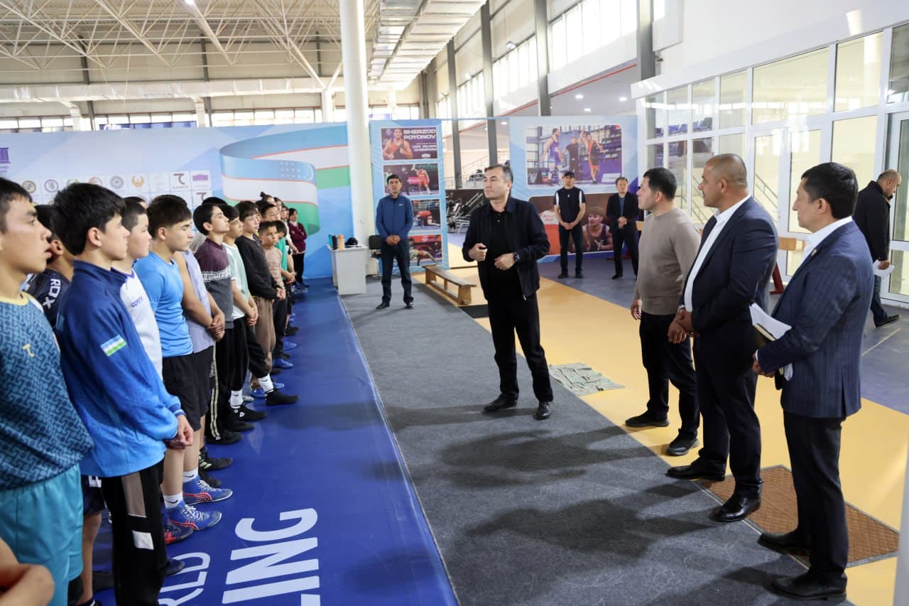 Viloyat hokimi sport yoʻnalishida oʻrganishlar olib bordi