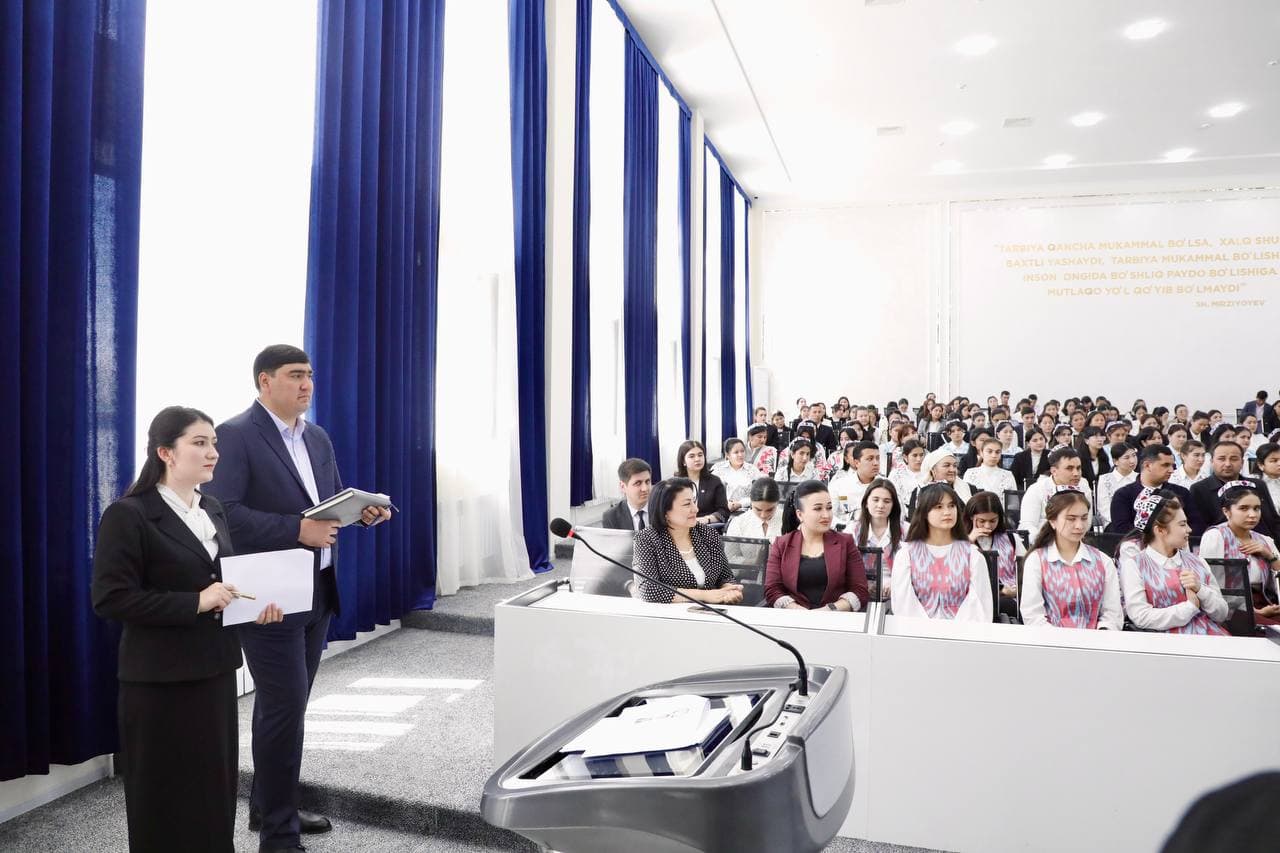 Murotjon Azimov Shahrisabzda yoshlar bilan ochiq muloqot o‘tkazdi