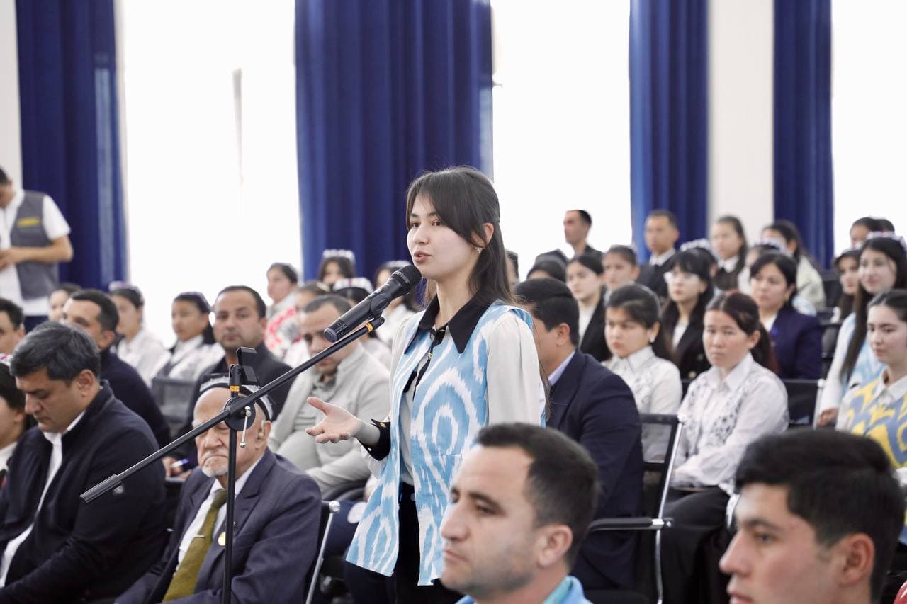 Murotjon Azimov Shahrisabzda yoshlar bilan ochiq muloqot o‘tkazdi