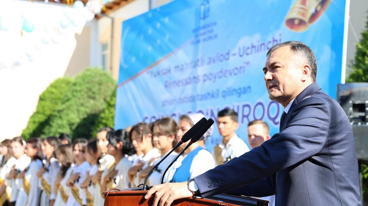 Вилояти ҳокими "Сўнгги қўнғироқ" тадбирида иштирок этди