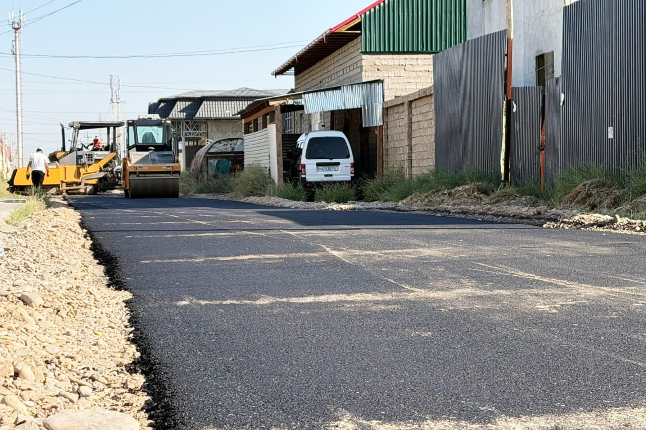 Batosh mahallasida yo‘l infratuzilmasi yaxshilanmoqda