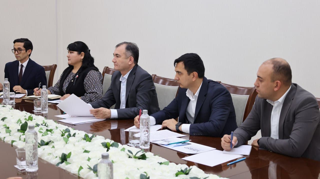 Qashqadaryo viloyati hokimi Murotjon Azimov Yaponiya delegatsiyasi bilan uchrashuv o‘tkazdi
