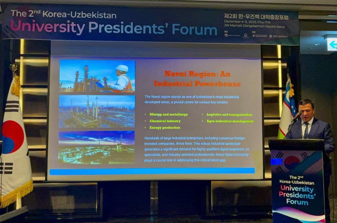 Navoiy davlat universiteti va Janubiy Koreyaning nufuzli Sejong universiteti (Sejong University) o‘rtasida xalqaro hamkorlik yo’lga qo’yildi