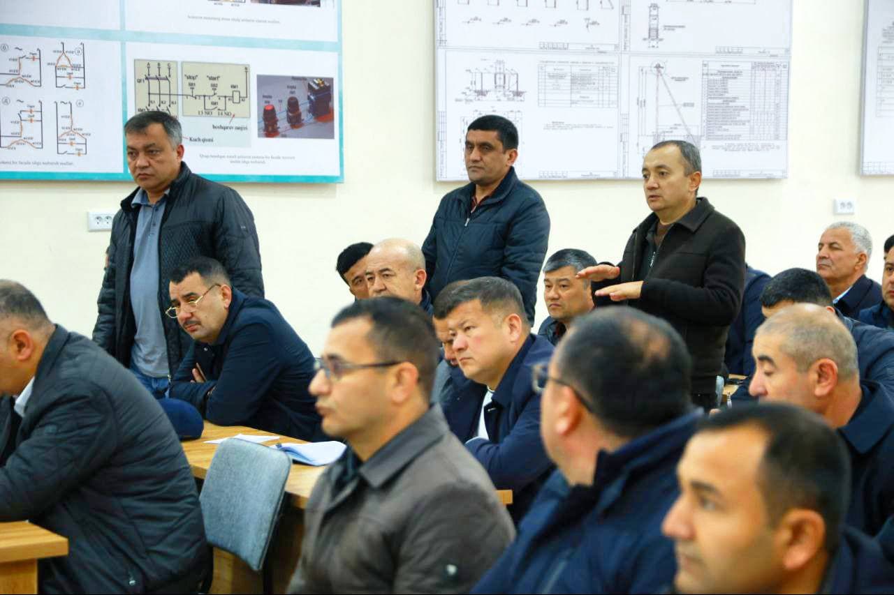 Tabiiy gaz va elektr energiyani iqtisod qilish bo‘yicha seminar o‘tkazildi