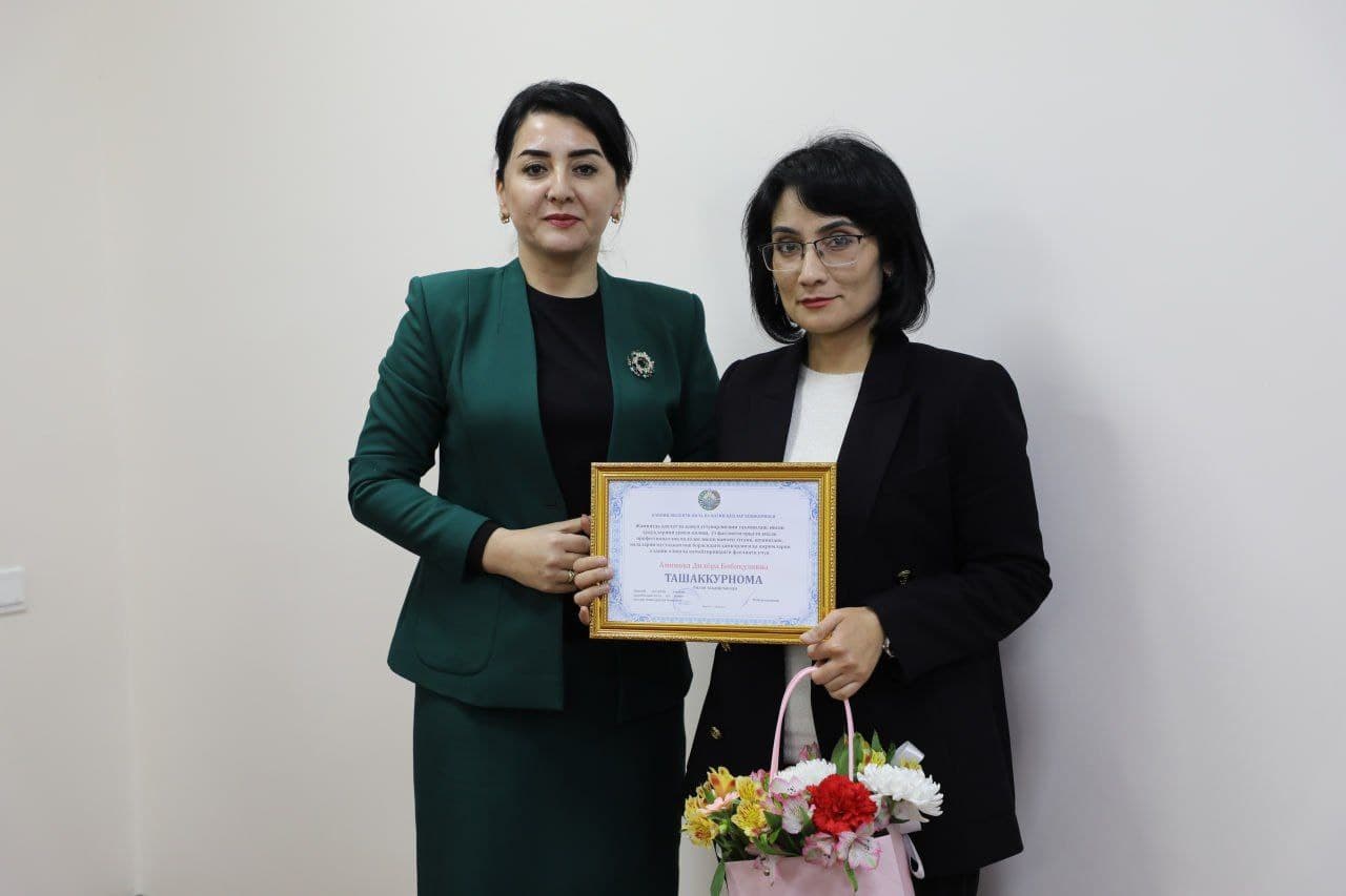 Navoiyda ayol sudyalar eʼtirof etildi