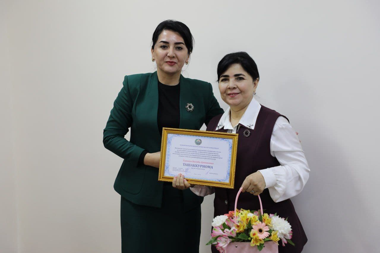 Navoiyda ayol sudyalar eʼtirof etildi