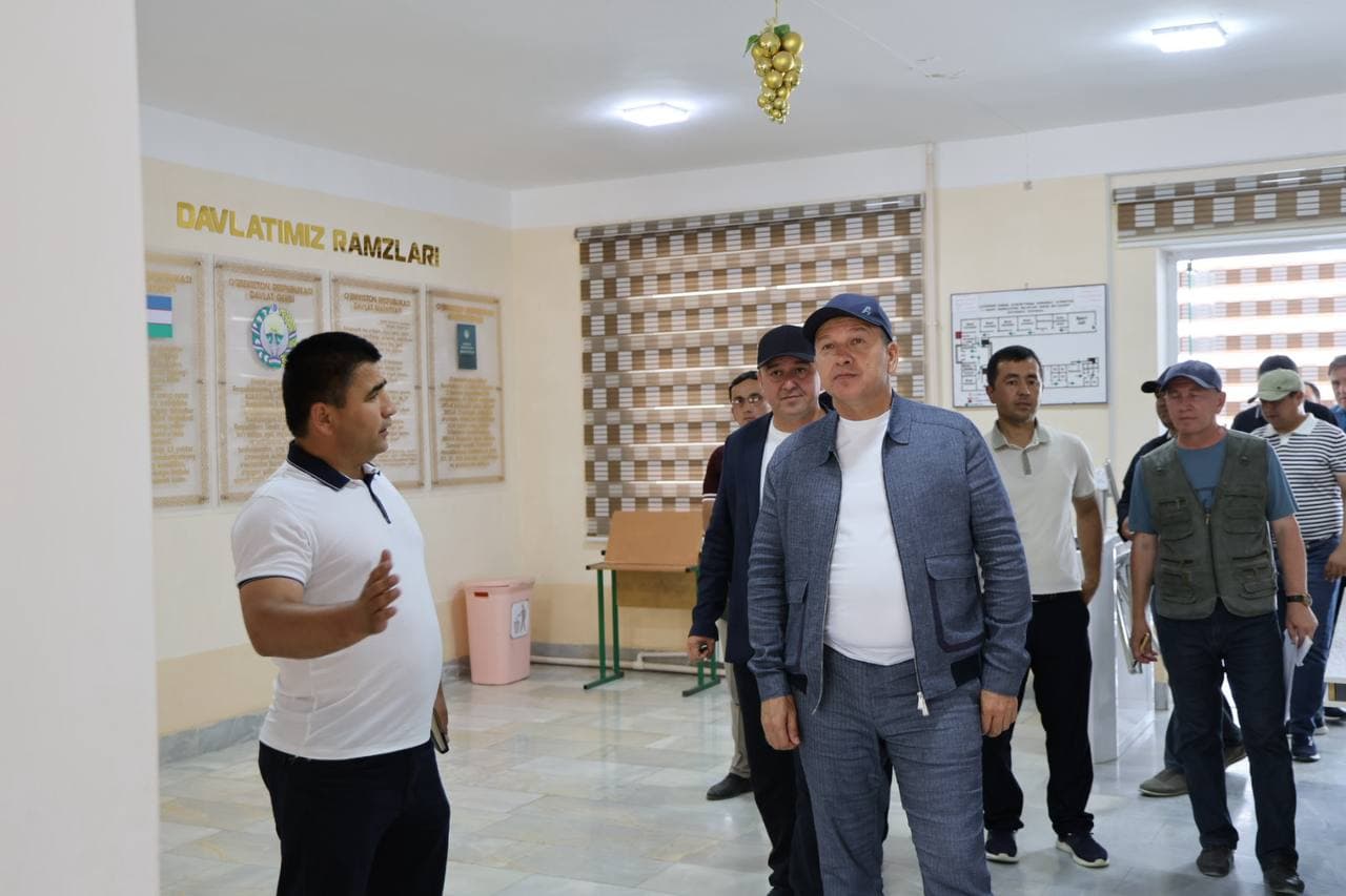 Ta’lim va mehnat uyg‘unligi: 10-sonli maktab faoliyati bilan tanishildi